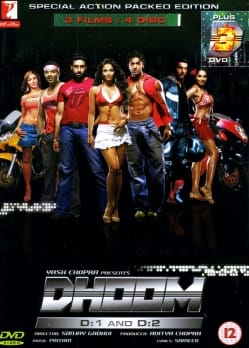 [さらにD:3も追加！]Dhoom D:1 and D:2 [DVD 4枚セット！](DVD-805)