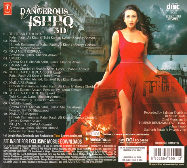 Dangerous Ishq [CD] の通販 - TIRAKITA.COM