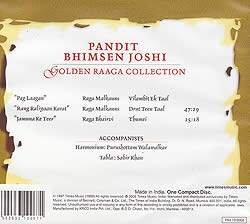 GOLDEN RAAGA COLLECTION - Pandit BHIMSEN JOSHI 2 - 