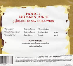 GOLDEN RAAGA COLLECTION - Pandit BHIMSEN JOSHI 2 -