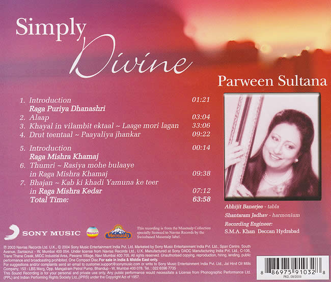 Simply Divine-Parween Sultana 2 -