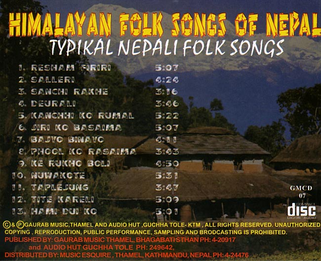 Himalayan Folk Songs Of Nepal 2 -