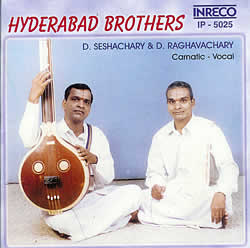 Hyderabad Brothers Carnatic Vocal / INRECO インド音楽CD ボーカル 民族音楽