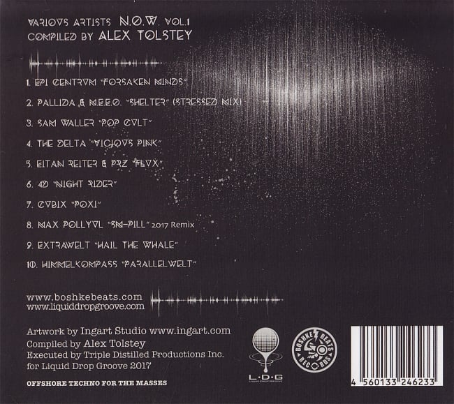 Various Artists “N.O.W. (NEW ORBIT WAVES)” Vol.1[CD] 2 - ジャケットの裏面です