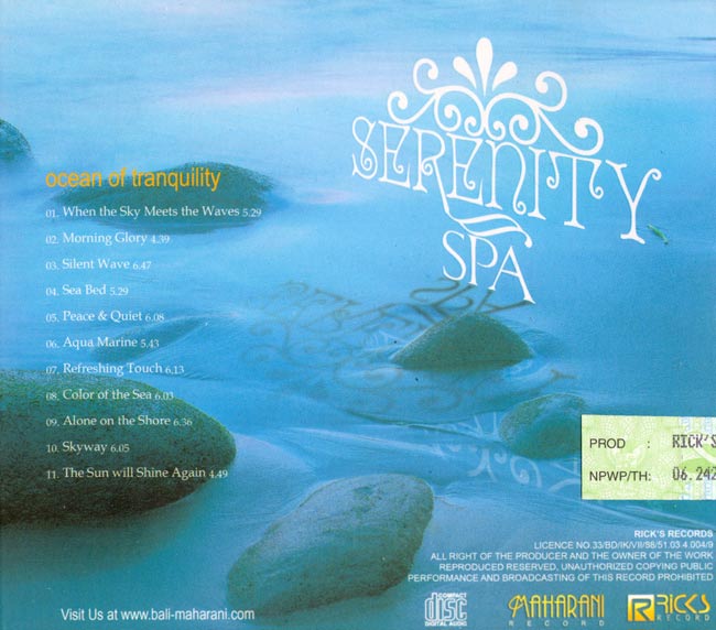 SERENITY SPA ocean of tranquility 2 -