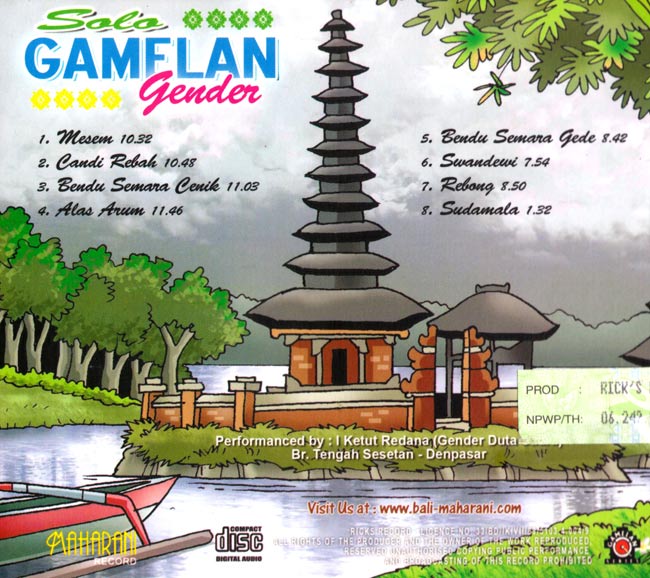 Solo GAMELAN Gender 2 -