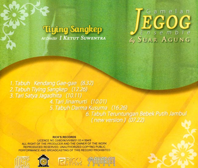 Gamelan JEGOG Ensemble 2 -