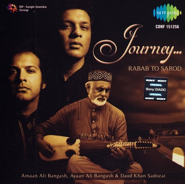 Journey...RABAB TO SAROD[CD]の写真1枚目です。ジャケットの表面ですインド古典,インド音楽,中東音楽