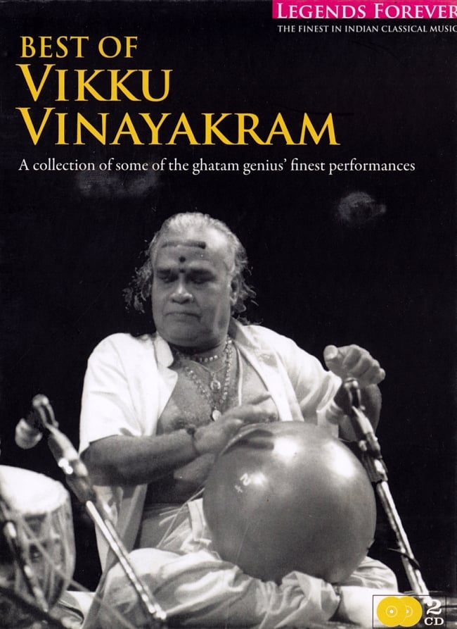 BEST OF VIKKU VINAYAKRAM[CD2枚組]の写真1枚目です。表面の写真ですインド古典,南インド,打楽器,ガタム