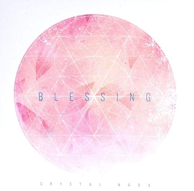 CRYSTAL NADA  - BLESSING[CD]の写真1枚目です。ジャケットの表面ですYOGA CD,癒やし,瞑想,CRYSTAL NADA,田中　圭吾、サントゥール、宮下 節雄