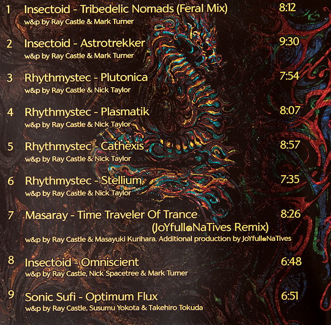 Mystique Of The Metaverse - Ray Castle & Collaborators[CD] 2 - ジャケットの裏面です