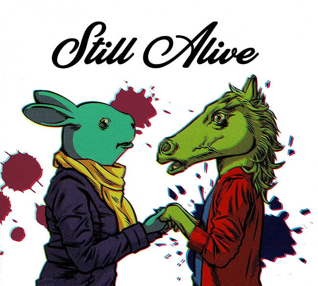 STILL ALIVE[CD]の写真1枚目です。ジャケットの表面です。スオミとフォレスト/ダークをボーダレスに行き来する感じが素晴らしいコンピレーション・アルバムです。スオミ CD,CD,トランス CD,Random,Suomi