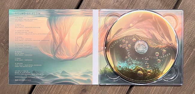 Sound of Flow - Keigo Tanaka[CD] 2 - こんな感じのパッケージでお届けいたします