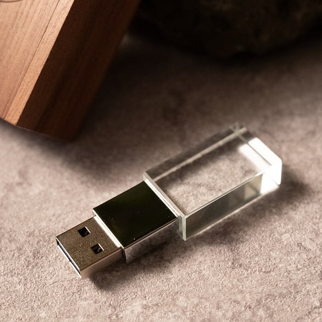 植物音楽&水の曼荼羅 - 528サイマティクスヒーリング[USB] 4 - クリスタルのUSBでお届けします