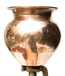 コック付きシロダーラ[高さ：約15cm x 横幅：10cm　容量：400ml]【フック用穴あきタイプ】 - サブ2