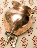 コック付きシロダーラ[高さ：約15cm x 横幅：10cm　容量：400ml]【フック用穴あきタイプ】