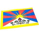 チベットの国旗 [55cm x 36cm]の商品写真