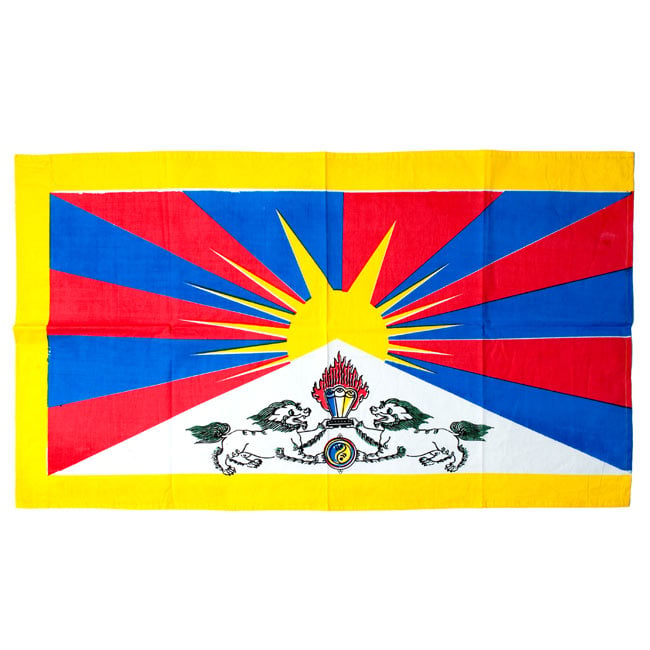 チベットの国旗-大[105cm x 60cm]の写真