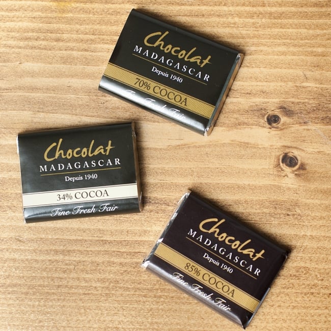 チョコ３種セット 3 - マダガスカルチョコレート