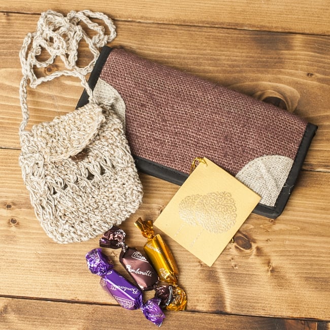 ミニチョコ＆財布+ミニポーチ【メッセージタグ付】の写真1枚目です。財布とポーチ、チョコレートが組み合わさったギフトセットです。バレンタイン,チョコ,プレゼント,ギフト