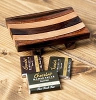 プチチョコ＆木製ソープディッシュの商品写真