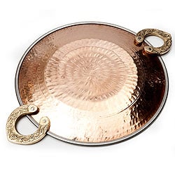 タヴァ槌目仕上げ　チャパティやローティ用のフライパン（直径：20cm） - サブ4