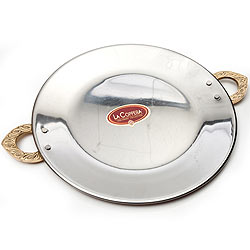 タヴァ槌目仕上げ　チャパティやローティ用のフライパン（直径：24cm） - サブ2