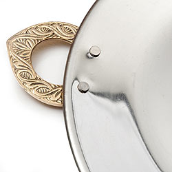 タヴァ槌目仕上げ　チャパティやローティ用のフライパン（直径：24cm） - サブ3