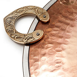 タヴァ槌目仕上げ　チャパティやローティ用のフライパン（直径：24cm） - サブ5