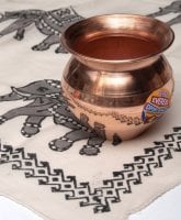 インドの水さし【銅】[高さ約8cm] 約300ml