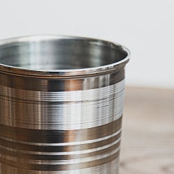 ステンレスのチャイカップ[直径：約7.4cm x 高さ：約9cm ] - サブ2