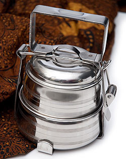 【2段】インドの弁当箱[18cm] - サブ3