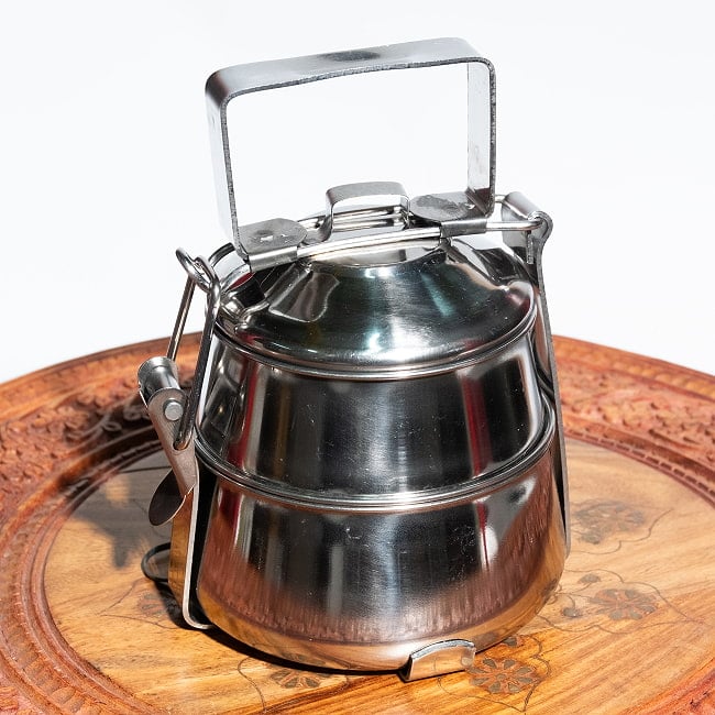 【2段】インドの弁当箱[18cm] 9 - 【No.2：プレーン】はこちら