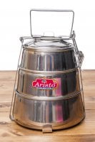 【3段】インドの弁当箱[約22cm]