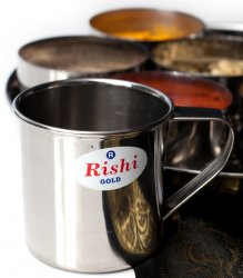 [大決算セール]ステンレスのコーヒーカップ【直径：約6.5cm 高さ：約6.5cm】