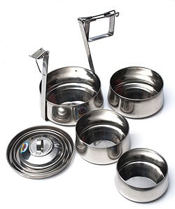 【4段】インドの弁当箱[28cm] - サブ5