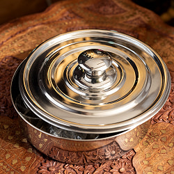 取っ手つき円形スパイスボックス[21cm] - サブ2