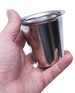 南インドのコーヒーカップ [約150ml 直径7.6cm×高さ7.7cm] - サブ5