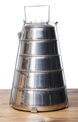 【5段】インドの弁当箱[33cm] - サブ2