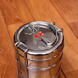 【4段】インド弁当箱【約19cm×約11.5cm】 - サブ2