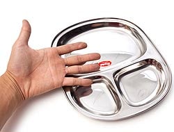 3分割角丸カレー皿[約27.5cm x 23.5cm] - サブ4