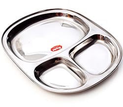 3分割角丸カレー皿[約27.5cm x 23.5cm] - サブ5