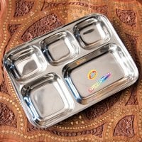 5分割ランチプレート 約33.7cm x 約25cm