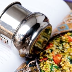 ドヤ - インドの柄杓[直径:約8.2cm 約270ml] - サブ5