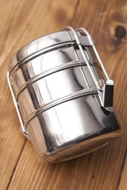 3段インド弁当箱 【直径:11cm 高さ:13.5cm】 - サブ3