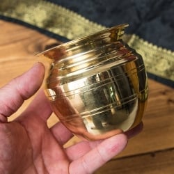 インドの水さし【ブラス仕上げ】[7.6cm] - サブ5