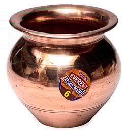 インドの水さし【銅】[高さ約10cm]  約600ml - サブ3