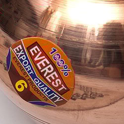 インドの水さし【銅】[高さ約10cm]  約600ml - サブ4