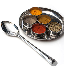 【インドの特大スプーン】ライスの取り分け等へ サーバー用スプーン　[37cm] - サブ2