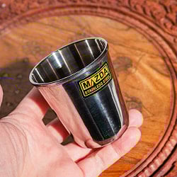 チリチリと音が鳴る!! ステンレスのチャイカップ [直径約6.6cm×高さ約7.2cm] - サブ2